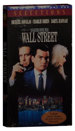 Wall Street VHS, 20th Century Fox Home Entertainment