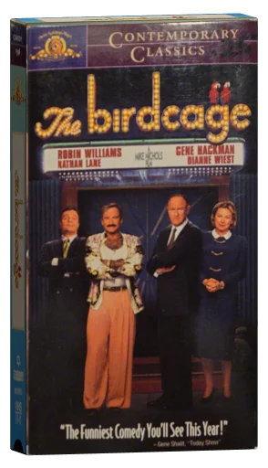 The Birdcage VHS, MGM/UA Home Video