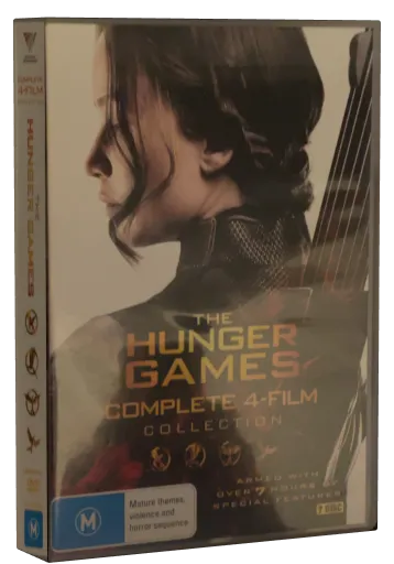 The Hunger Games Complete 4-Film Collection DVD cover