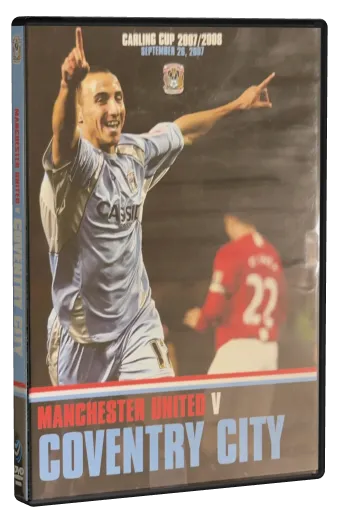 Manchester United v Coventry City DVD cover