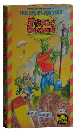 Toxic Crusaders VHS, Golden Book Video