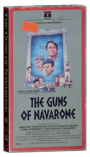 The Guns of Navarone VHS, RCA/Columbia Pictures Home Video