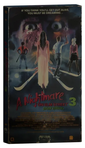 A Nightmare on Elm Street 3: Dream Warriors VHS, New Line Home Video