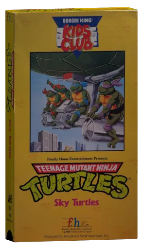 Teenage Mutant Ninja Turtles VHS, Family Home Entertainment