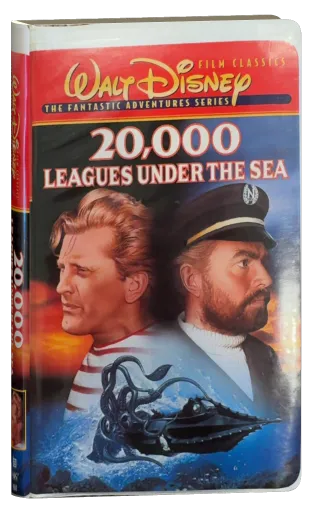 20,000 Leagues Under the Sea VHS, Walt Disney Home Video