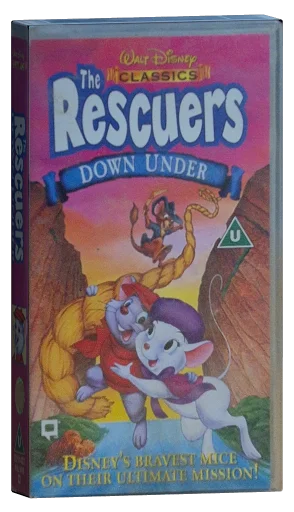 The Rescuers Down Under VHS, Walt Disney