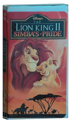 The Lion King II: Simba's Pride VHS, Walt Disney Home Video