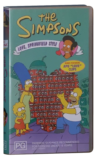 The Simpsons Love, Springifeld Style VHS cover