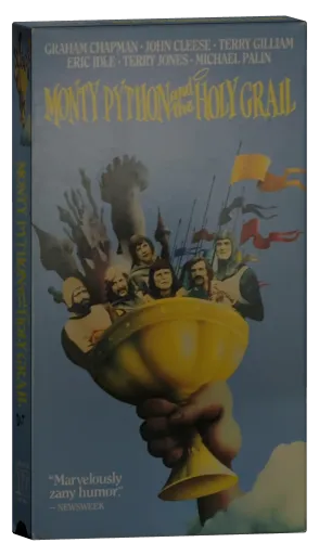 Monty Python and the Holy Grail VHS cover