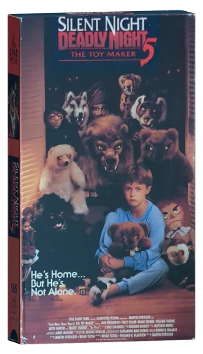 Silent Night, Deadly Night 5: The Toy Maker VHS, LIVE Home Video