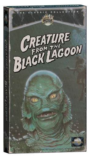 Creature from the Black Lagoon VHS, MCA Universal Home Video