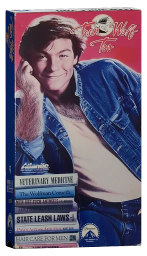 Teen Wolf Too VHS cover