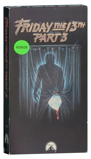 Friday the 13th Part III VHS, Paramount