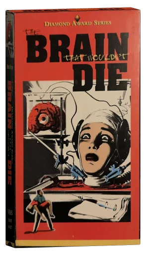 The Brain That Wouldn't Die VHS, Diamond Entertainment Corporation