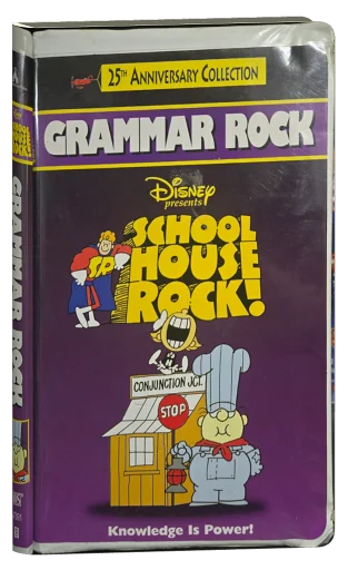 Schoolhouse Rock Grammar Rock VHS, Walt Disney Home Entertainment