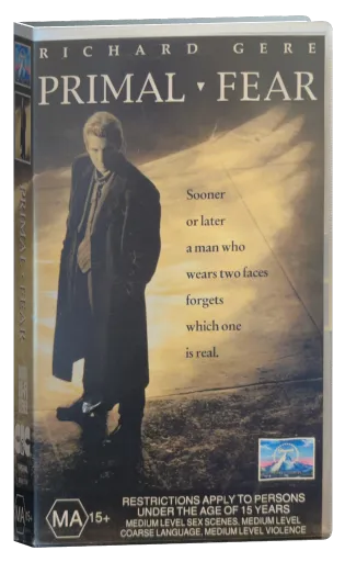 Primal Fear VHS, Rainbow Products Limited