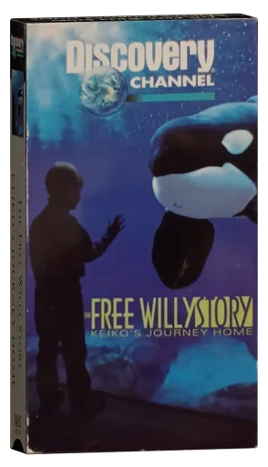 The Free Willy Story - Keiko's Journey Home VHS cover