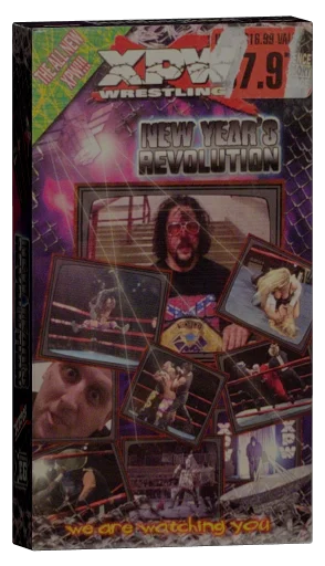 XPW: New Year's Revolution 2002 VHS cover
