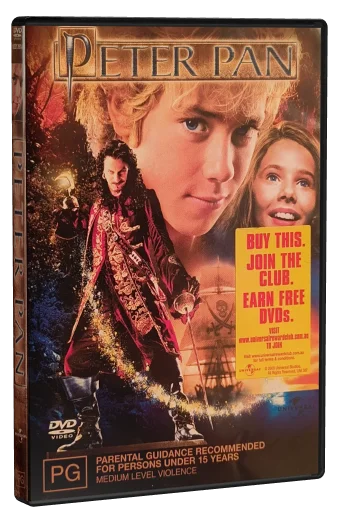 Peter Pan DVD, Universal Studios