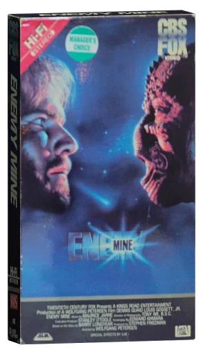 Enemy Mine VHS, CBS/FOX Video