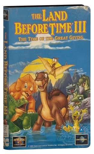 The Land Before Time III: The Time of the Great Giving VHS, CIC Video