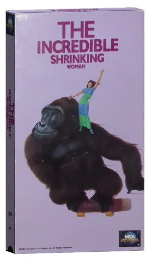 The Incredible Shrinking Woman VHS, MCA Universal Home Video