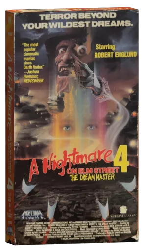 A Nightmare on Elm Street 4: The Dream Master VHS, Media Home Entertainment