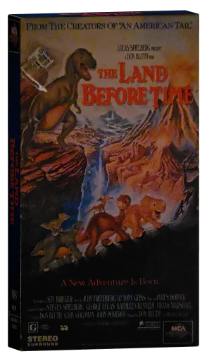 The Land Before Time VHS, MCA Home Video