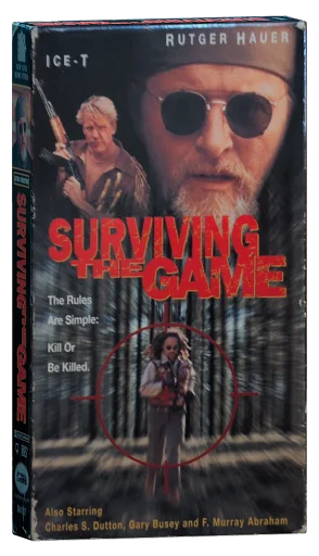 Surviving the Game VHS, New Line Home Video