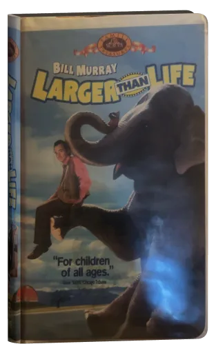 Larger Than Life VHS cover