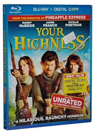 Your Highness Blu-ray, Universal Studios