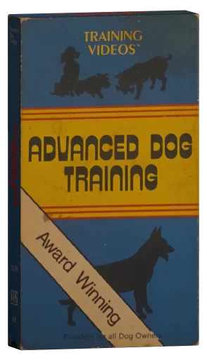 Advanced Dog Training VHS cover