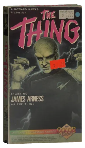 The Thing from Another World VHS, Turner Home Entertainment