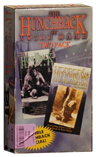 The Hunchback of Notre Dame Two Pack VHS cover
