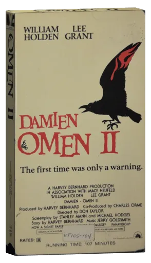 Damien - Omen II VHS, Magnetic Video Corporation