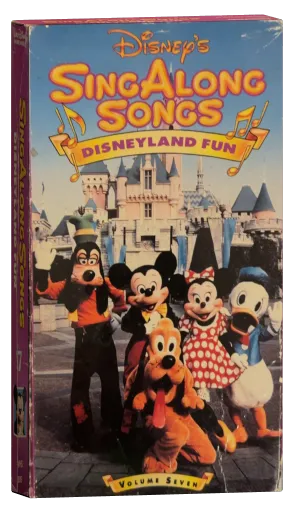 Disney's Sing-Along Songs: Disneyland Fun VHS cover