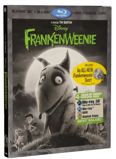 Frankenweenie Blu-ray, Walt Disney Home Video