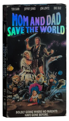 Mom and Dad Save the World VHS, HBO Video
