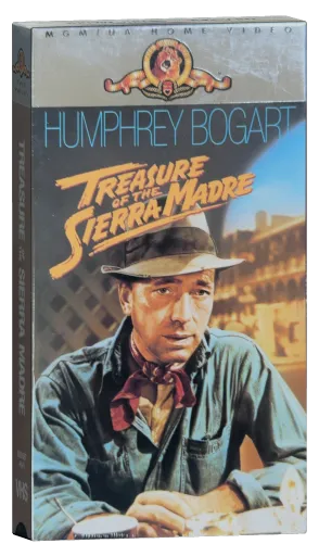 The Treasure of the Sierra Madre VHS, MGM/UA Home Video
