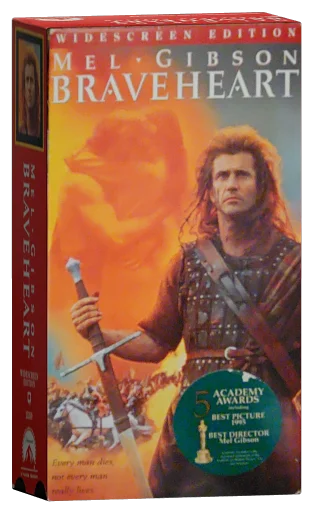 Braveheart VHS, Paramount