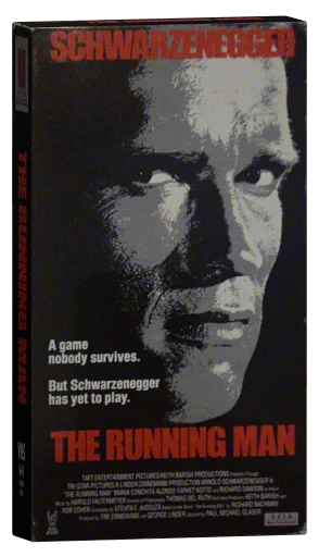 The Running Man VHS, Avid Home Entertainment