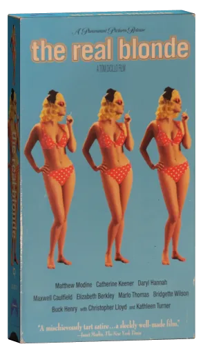 The Real Blonde VHS cover
