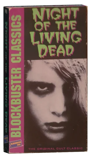 Night of the Living Dead VHS, Blockbuster Video