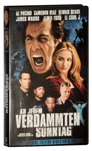Any Given Sunday VHS, Warner Bros. Pictures