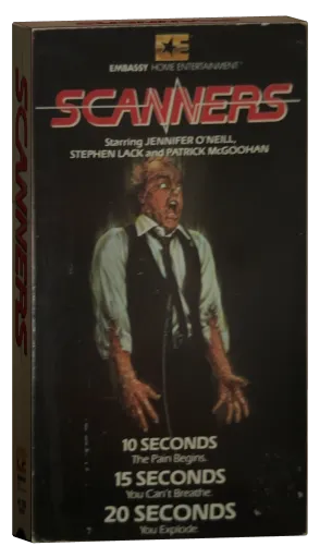 Scanners VHS, Embassy Home Entertainment