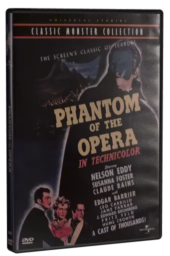 Phantom of the Opera DVD cover