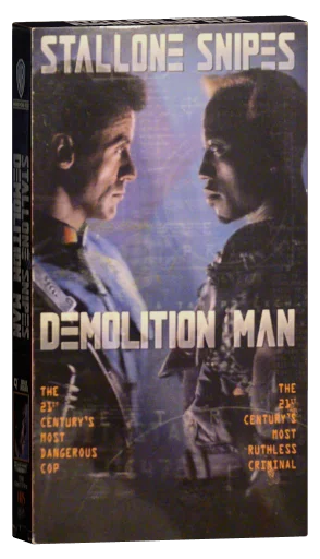Demolition Man VHS, Warner Home Video