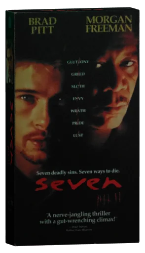Se7en VHS, New Line Home Video