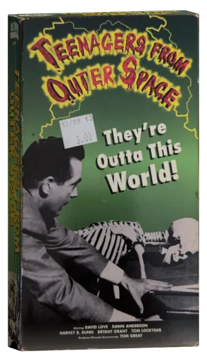 Teenagers from Outer Space VHS cover
