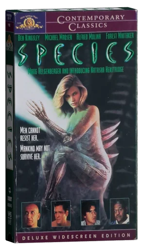 Species VHS, MGM/UA Home Video